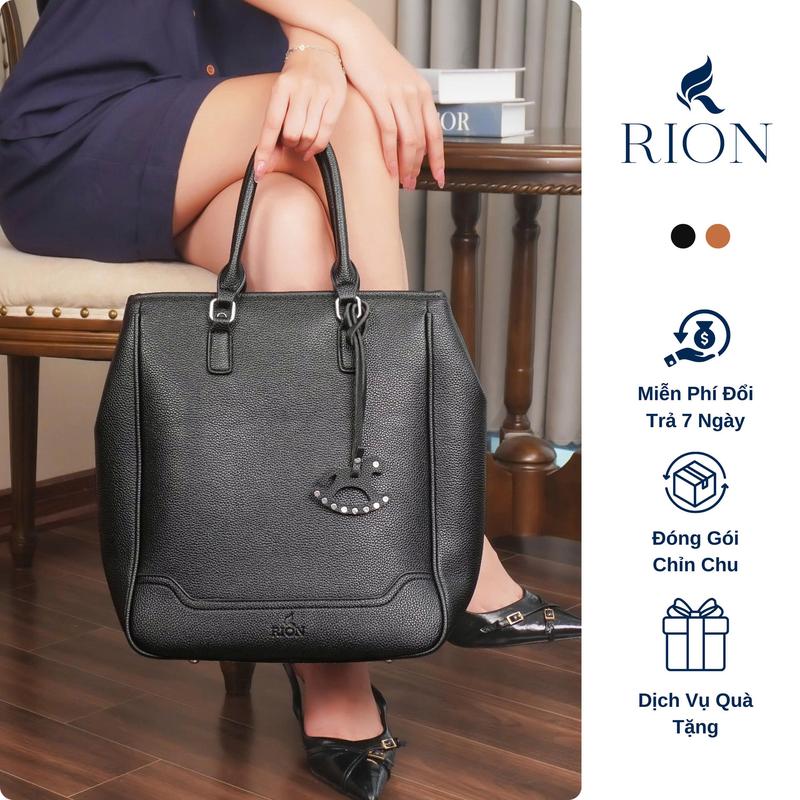  Túi Xách Nữ RION NEVALI Chính Hãng NEVALI Da Mềm Vân Hạt Bản To Cầm Tay Đeo Chéo Sang Trọng Tiện Lợi - TH30 