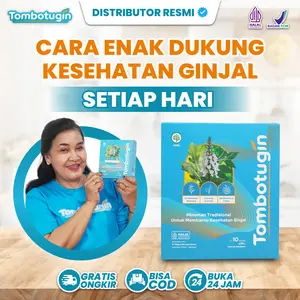 Tombotugin Original 1 Box – Minuman Herbal Ginjal Sehat | Bantu Melancarkan Urine, Jaga Kesehatan Ginjal, Rasanya Enak, Aman Diminum Rutin, BPOM Halal, Bisa COD | Dukungan Herbal Ginjal Sehat Harian