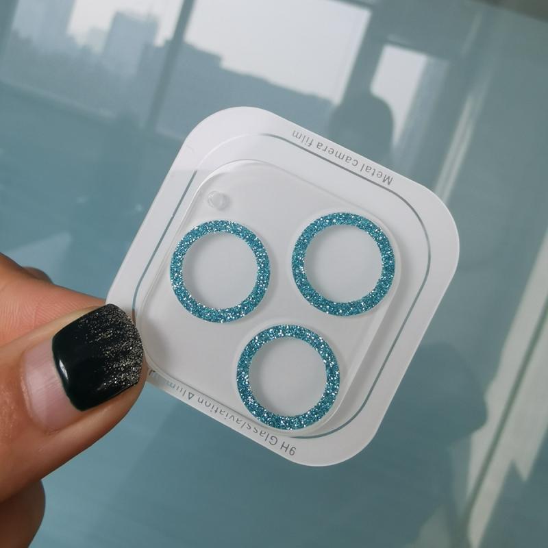 Product Introduction of Kính Ống Kính Máy Ảnh, Dành Cho iPhone 13, 14, 15, Pro Max Và 14, 15 Plus, Bảo Vệ Màn Hình Ống Kính Máy Ảnh Lấp Lánh, Vỏ Ống Kính Thích Hợp Cho iPhone 14, 15 Pro 8