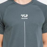 Gambar Td Active MS088 Raglan Abu Tua Kaos Olahraga Pria Sport dari tdactive.id Kota Bandung 3 Tokopedia