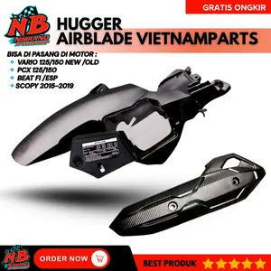 Hugger Airblade Vietnamparts Vario 125/150 led new/old Spakbor Kolong Vario Kzr  Motorcycle