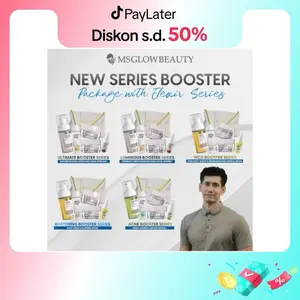 (ISI 5 sudah free 2pouch dan free SERUM BOOSTER) paket wajah Ms glow - isi 5 Mencerahkan Perawatan Memutihkan Pencerah Aging