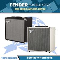Gambar Fender Rumble 40 V3 Bass Amplifier | Ampli Bass 40 Watt Original - BLACK dari SoundStation Store Kota Tangerang Selatan 4 Tokopedia