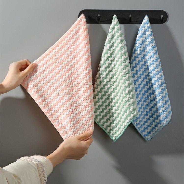 Product Introduction of Kain Lap Dapur Meja Piring Anti Minyak / Lap Dapur Serap Air 1