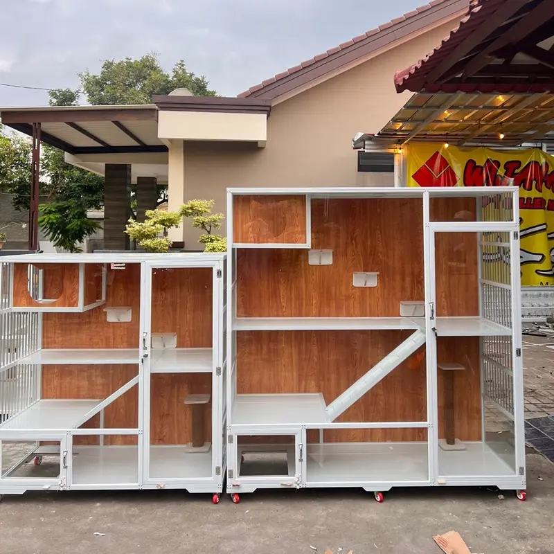 Kandang Kucing Alumunium Aesthetic