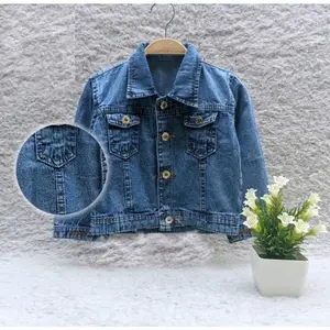 Jaket Anak Jeans Denim Crop Fashion Style