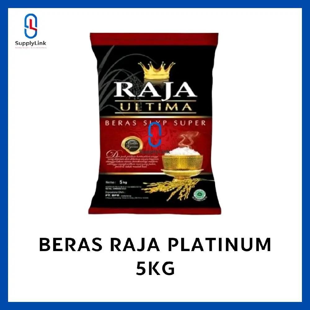Beras Raja Platinum 5 KG - Beras Putih Berkualitas Tinggi