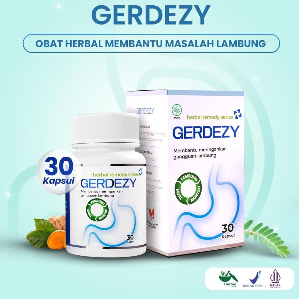 GERDEZY untuk Membantu Meredakan GERD dan Maag I BPOM & Halal MUI