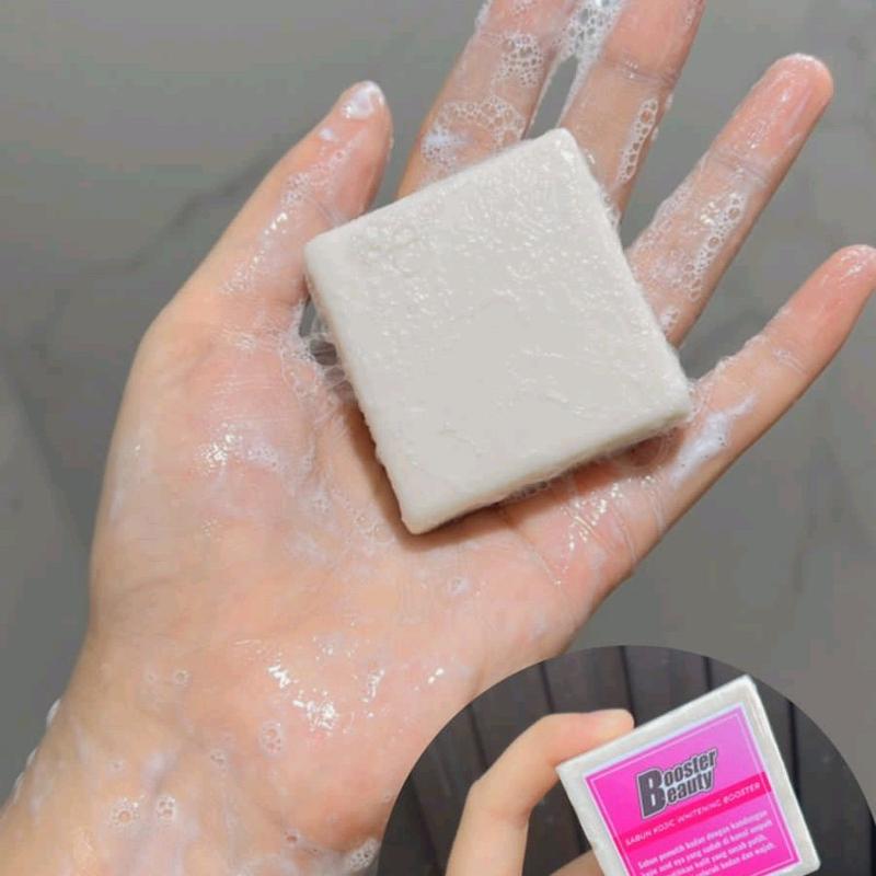 SABUN KOJIC BOOSTER BEAUTY/SABUN PEMUTIH/SABUN KOLAGEN/SABUN WHITENING  Soap Pencerah Mencerahkan 3