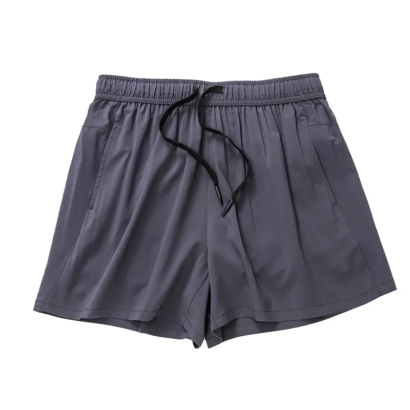 Summer Quick Dry Fitness Shorts Casual Lightweight Breathable Loose Fitness Running Shorts Solid Color Training Sportswear