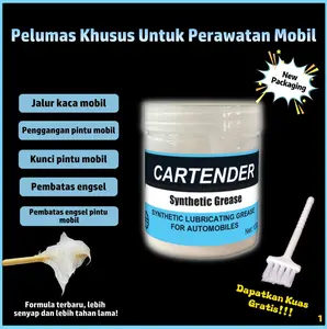 [COD] Pelumas Pintu Mobil Synthetic Grease Perawatan Engsel & Geser Jalur Sunroof Anti Macet  Macet Berderak Gemuk Formula Baru,gemuk mobil,pelumasan pintu mobil,Engine Pemerasan mesin,CARTENDER