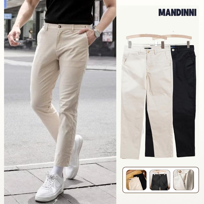 Quần Kaki dài nam Rason vải Kaki cao cấp trẻ trung lịch lãm chuẩn form - MANDINNI
