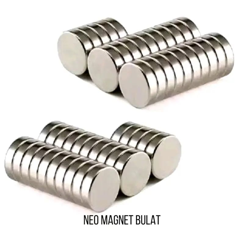 Strong Magnet Neodymium NdFeB N50 Bulat Koin Super Kuat/Magnet Daya Tarik Kuat Trendi Fashion