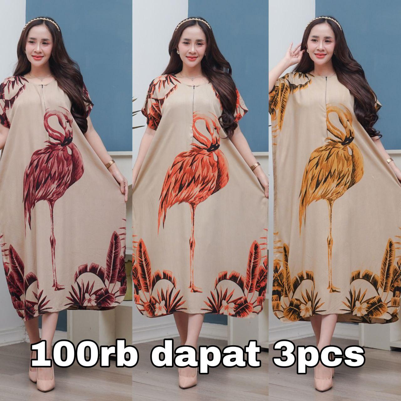 PAKET HEMAT DASTER LOWO 3 PCS 100RB  LD 130CM PB 110CM RAYON BUSUI FRIENDLY NYAMAN