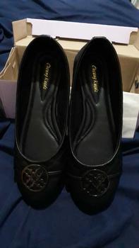 Product Review of Cheung Kuedz Lydora Wanita Bahan Kulit Model Sol depan Bulat (Tersedia Size 37-41) from N**❤ 0