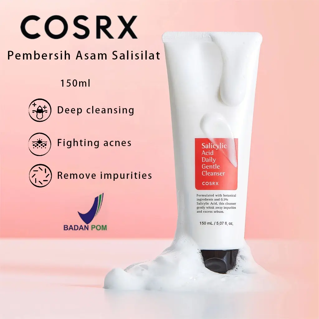BPOM Cosrx Salicylic Acid Daily Gentle Cleanser 150ml