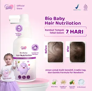 Cinta Mama Bio Baby Hair Nutrilotion Bayi & Anak - Penumbuh & Penebal Rambut Dalam 7 Hari - Cocok Untuk Kulit Sensitif - Bayi 0 Bulan s/d Dewasa - Wangi Seharian 60ml