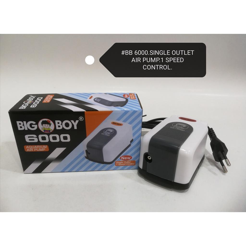 BB6000 Big Boy Single Air Pump Aquarium Fish Akuarium Ikan BB-6000