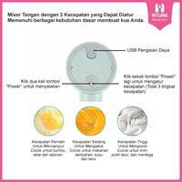 Gambar MYUNG Chopper Blender Hand Mixer USB Portable 3 in 1 dengan Baterai dan Pengisian Daya NirKabel - Hijau dari myungofficialshop Kota Surabaya 3 Tokopedia