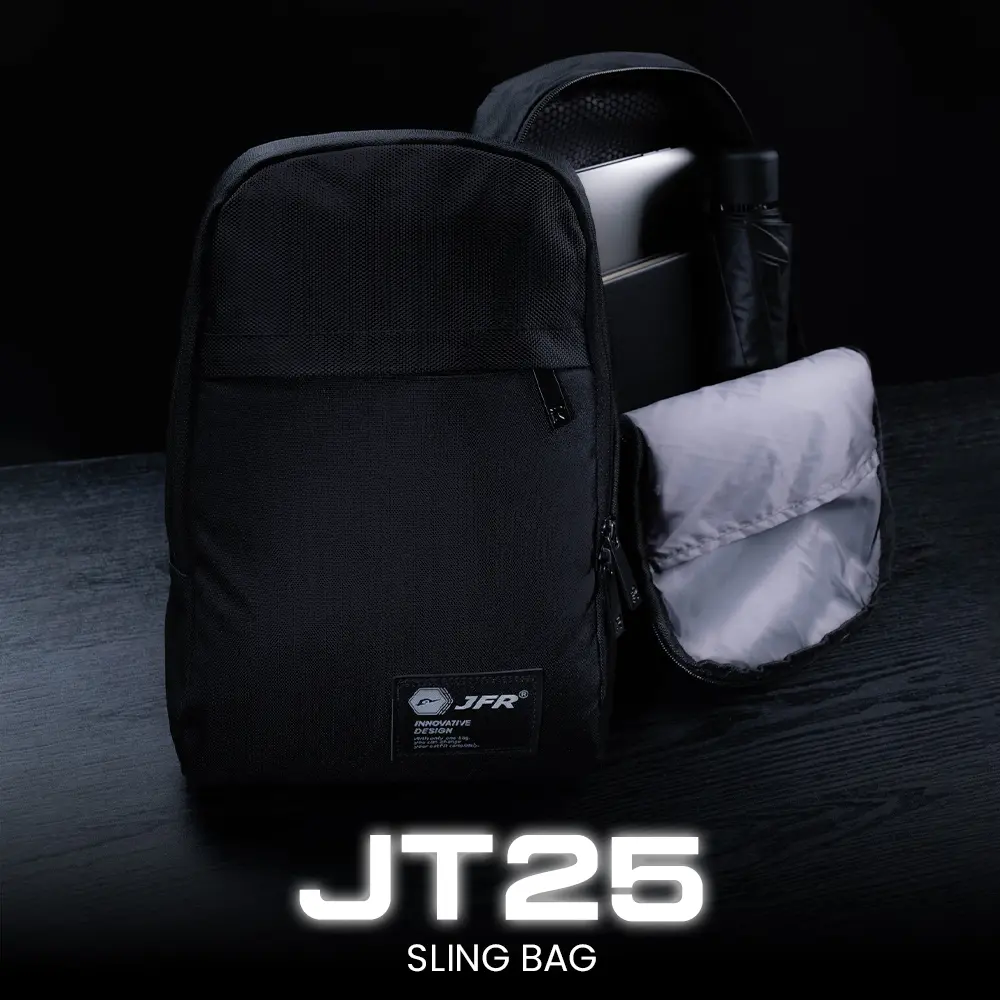 JFR - Tas Selempang Pria Sling Bag Bahan Polyester JT25