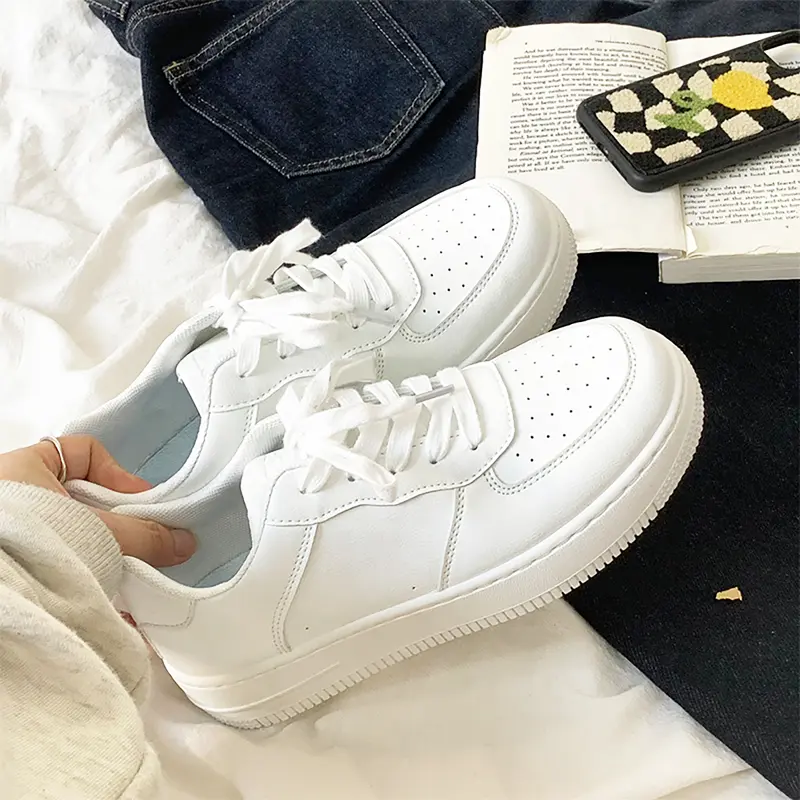 MISTERY Giày Thể Thao Da Thời Trang Cho Nữ Sneaker Shoes MODEL AIR MIS-704 3