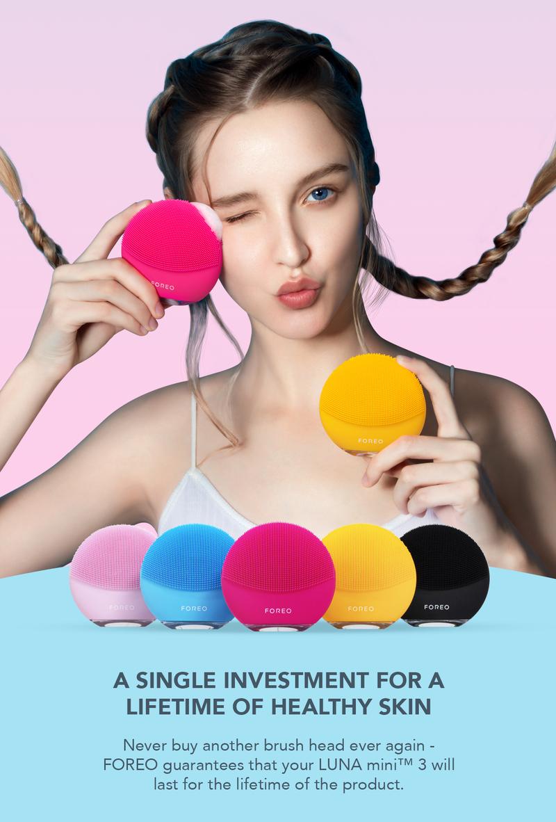 Product Introduction of FOREO LUNA mini 3 Ultra-Hygienic Facial Cleansing Brush for All Skin Types - Face Massager for Clean & Healthy Face | Enhances Absorption of Skin Care 6