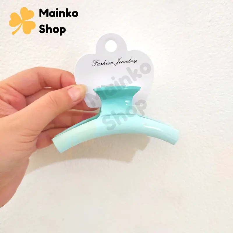 Jepit Rambut Salon Model T 9cm Korea Ombre Glossy Warna Pastel Ukuran Besar Premium Clips 6