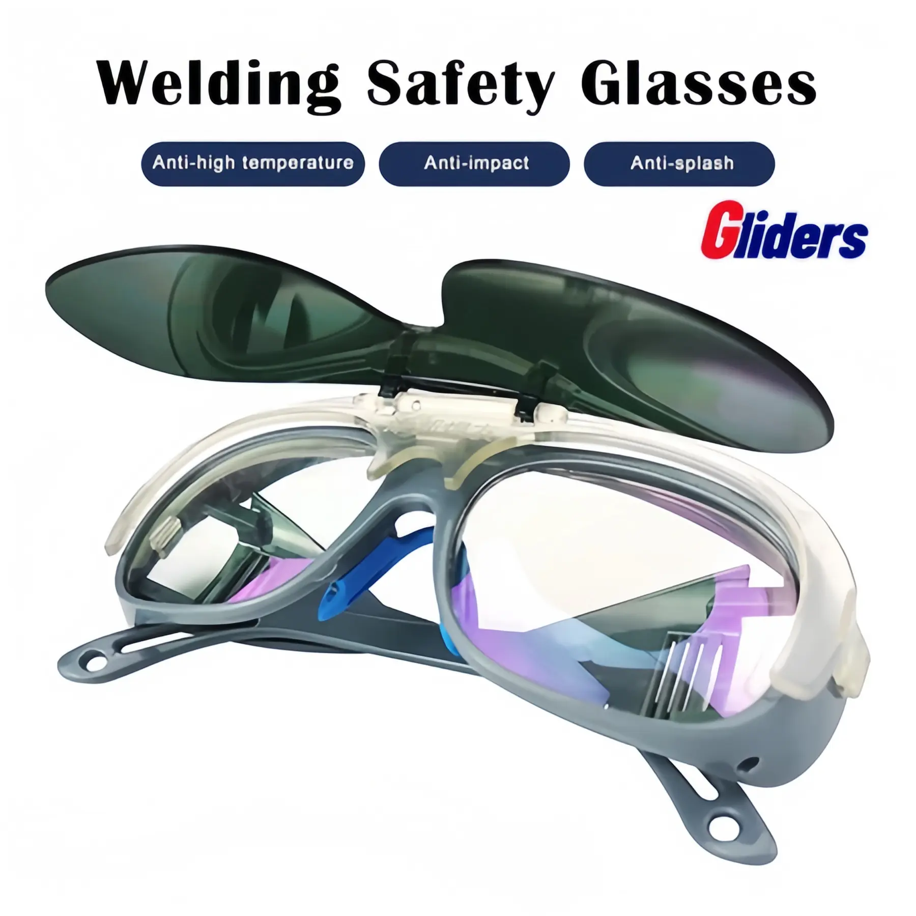 kacamata kerja safety Kaca Mata Kerja Kacamata UV Safety/ Kacamata Las Listrik Gerinda