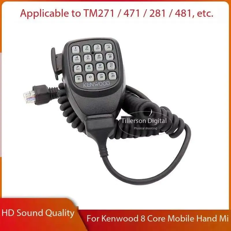 Universal Kenwood TM271/471/281/481 Car HF Walkie Talkie Handle Mic Boat Mic Audio Audio Audio