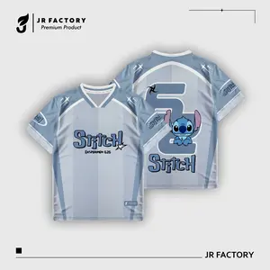 JR FACTORY Baju Jersey Karakter Dewasa Unisex Streetwear Oversize Number Dryfit Brazil Retro Vintage Hockey Boxy Fit Olahraga