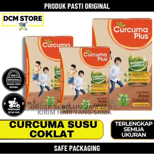 Curcuma Susu  Coklat Terlengkap Semua Ukuran Chocolate 180g 350g 750g Diformulasikan Dengan Ekstrak Temulawak Organik Dha  Serta Vitamin & Mineral Untuk Meningkatkan Nafsu Makan Daya Tahan Tubuh Dan  Mendukung Perkembangan Otak
