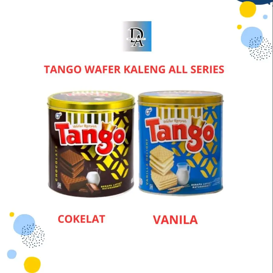 TANGO WAFER ALL VARIANT KEMASAN 270g Makanan Toples jajan kaleng kukis kuekalengan murah parcelle baran Jajanan Biskuit tengo