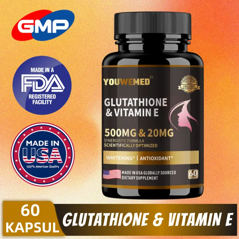 jual vitamin glutathione VITAHEALTH, L-Glutathione Plus 2x30s GLUTAKING - Apotik Online Murah