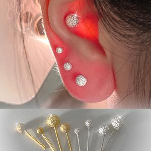 EAR PARTNER-イヤリング レディース 耳骨スタッド 穴あき 寝ている間に取り外さなくていい 蝸牛スタッド イヤリング 豆イヤリング(eh-1789)