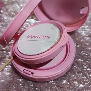Glad2Glow 2in1 Cushion Powder Perfect Pair cover refill cushion Waterproof Make Up Setting BB Cream - Concealer Foundation Wajah Extract Mencerahkan long lasting merawat kuilt | cushion anti oksidasi dan tahan lama skin tint wanita g2g