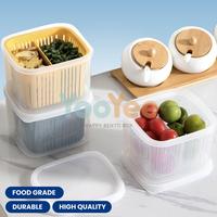 Gambar Yooyee Kotak Penyimpanan Bumbu Jahe/Bawang/Cabe dengan Saringan Peniris dan Tutup - Putih dari Yooyee Indonesia_NEW Kota Administrasi Jakarta Barat 3 Tokopedia