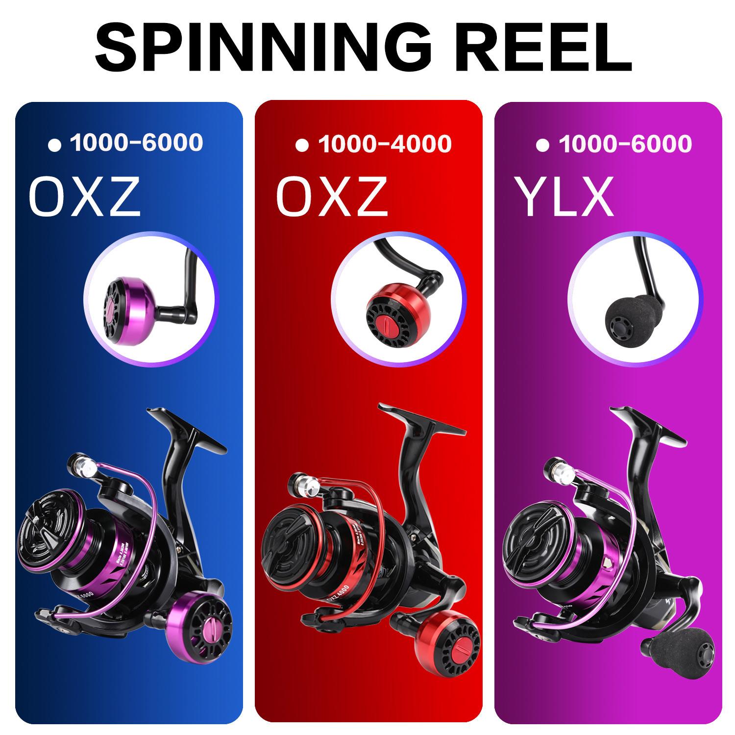 Sougayilang 1.8m joran pancing 1000/2000/3000/4000/6000 Reel Pancing spinning Fishing Rod Combo SET Joran Pancing Set Senar pe Pancing Pancing Set Lengkap  Untuk Air Tawar Laut Untuk Memancing