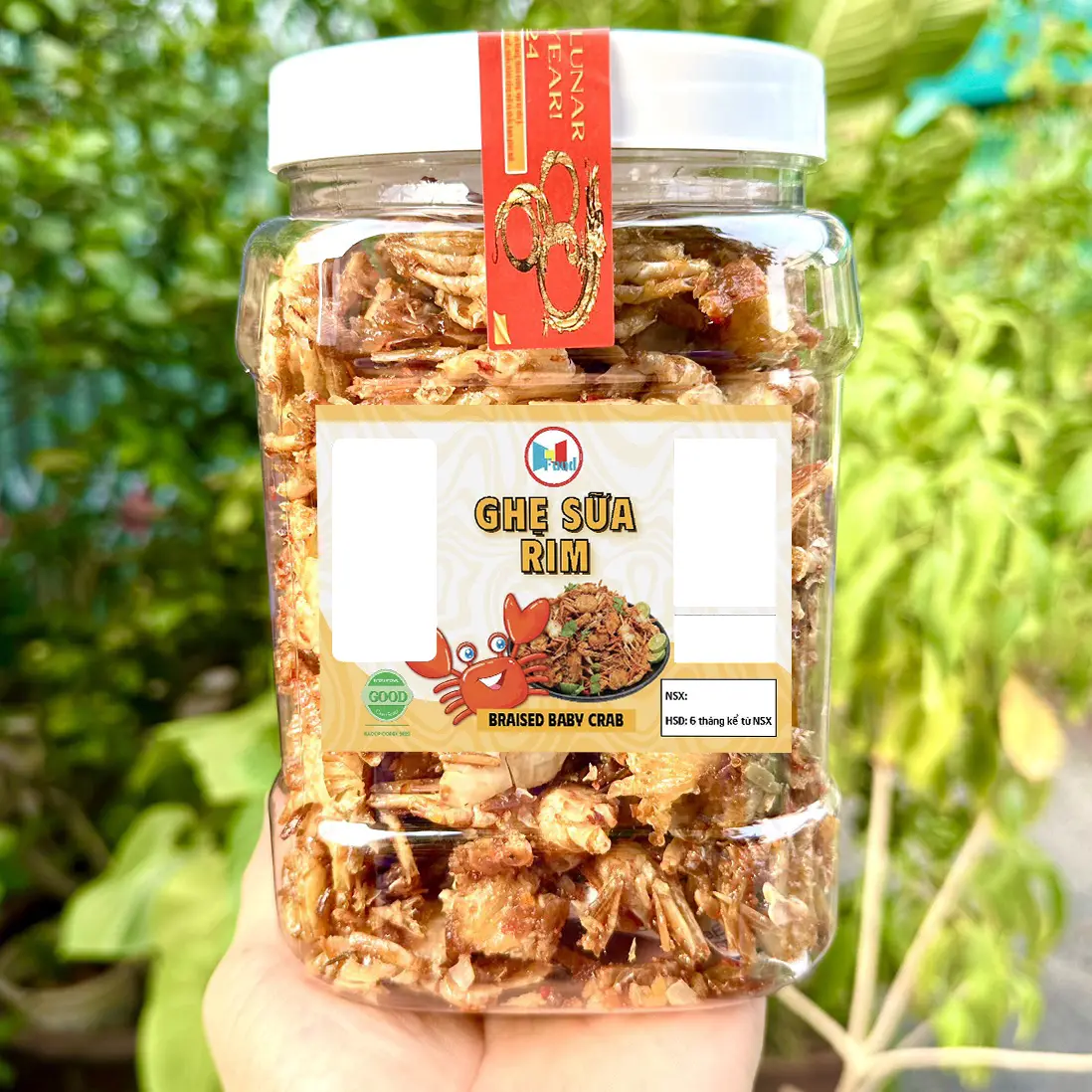 Ghẹ Sữa Rim Giòn Xóc Đều Gia Vị Thơm Ngon Đậm Vị, Đồ Ăn Vặt Không Cay
