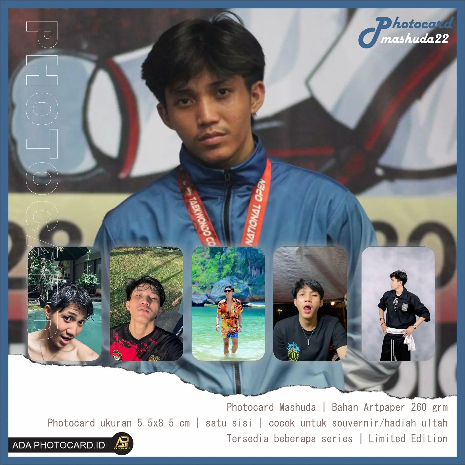 Photocard Mashuda isi 50 Pcs  Unofficial/Handmade | Bonus Stiker dan Iner Sleeve | Bisa COD, Langsung kirim