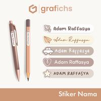 Gambar [90 pcs] Stiker Nama Alat Tulis Sekolah GISS21-25 by Grafichs - GISS21, Nude dari Grafichs Kab. Bogor 1 Tokopedia