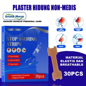 30pcs Plester Hidung Harmony Life Nasal Strips Nose Strips Nasal Cavity Expansion Tape Anti Snore Ngorok Dengkur Plat Hidung untuk Kenyamanan Pernapasan
