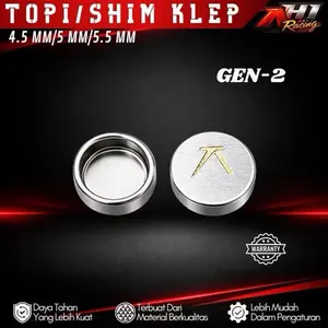 Sim Klep Topi Klep Batang 4.5 5 Mm AH1 Racing - Valve Shim AH1 Racing 4.5 5 Mm