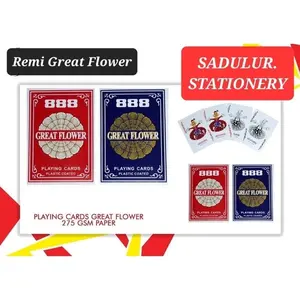 Kartu Remi Flower 888 remi great flower 888 (1 Lsn isi 12 set)