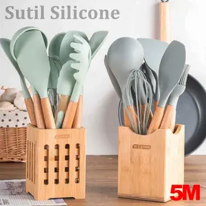 spatula alat kue non-stick alat memasak silikon tahan panas silikon 5M