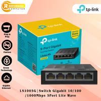 Gambar TP-link TL-LS1005G 5-port 10/100/1000Mbps Desktop Network Switch Plastic dari Reformasi Computer Kota Administrasi Jakarta Barat 1 Tokopedia