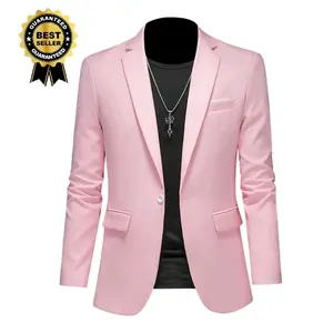 JAS  BLAZER PRIA WARNA PINK | set jas pria warna pink
