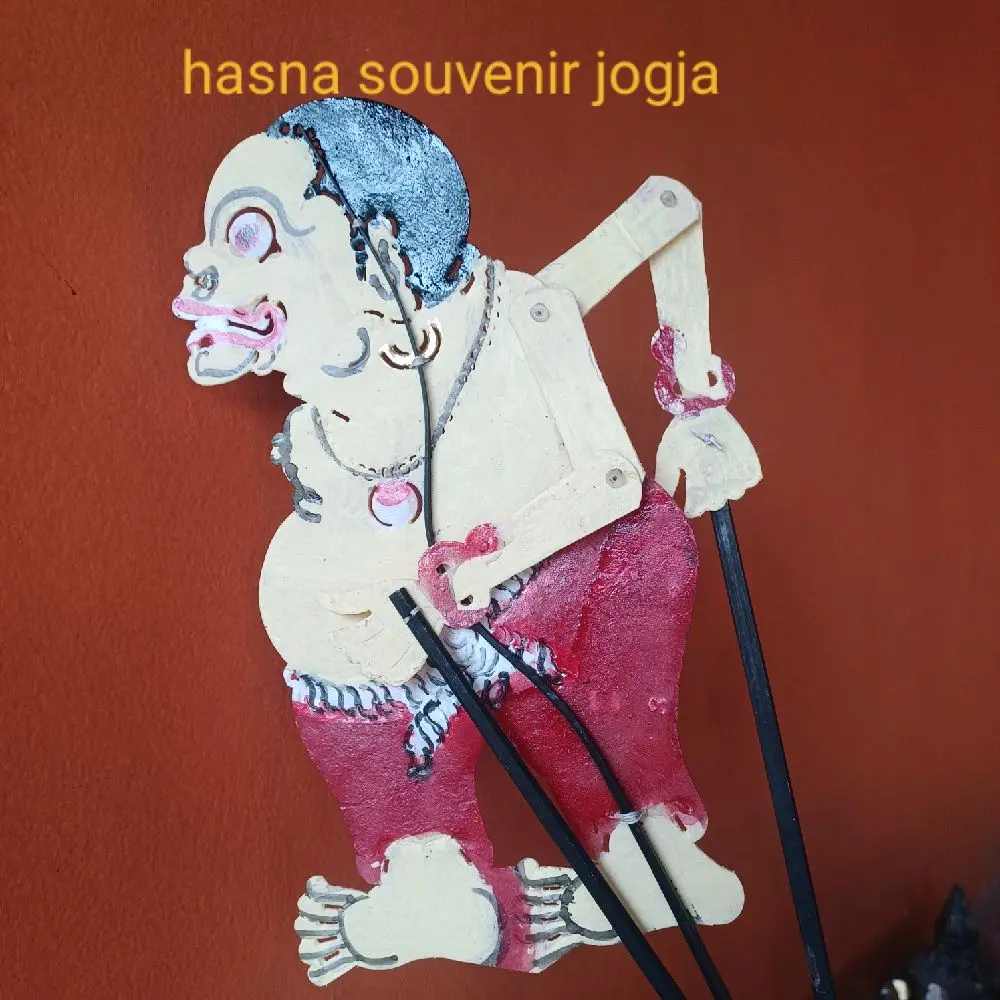 wayang kulit mini viral bagong trening alias bagong kolor merah 30cm