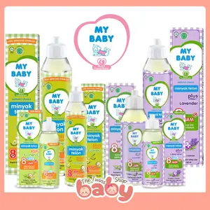 MY BABY Minyak Telon Plus Eucalyptus dan Lavender  Minyak Bayi Anti Nyamuk Tahan Lama 8 Jam  60ml / 90ml / 150ml