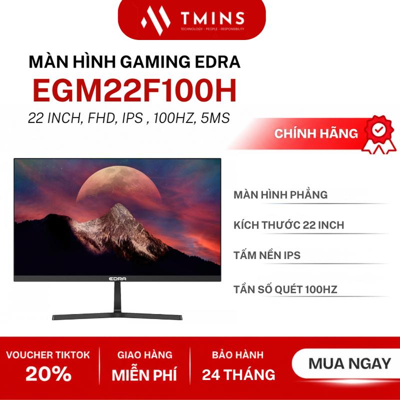 Màn hình Gaming EDRA EGM22F100H 22 inch, FHD, IPS , 100Hz, 5ms - Bảo hành 24…