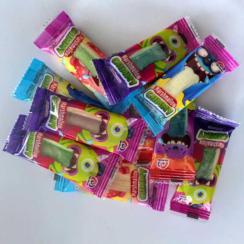 Paket 2box+[free 1box], Marshmallow Gummy&Crispy isi 90pcs 4